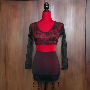 Black Lingerie Trio L